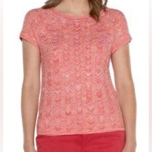 LIVERPOOL SCOOP NECK RAGLAN TOP